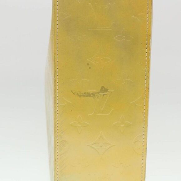 LOUIS VUITTON Monogram Vernis Columbus Tote Bag Yellow - Picture 5 of 15